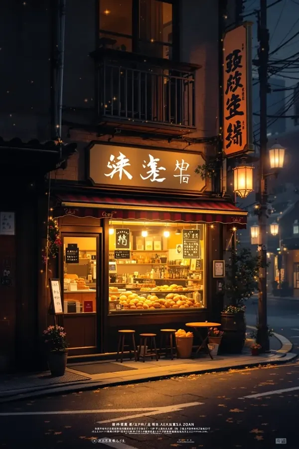 午夜面包店 电影海报